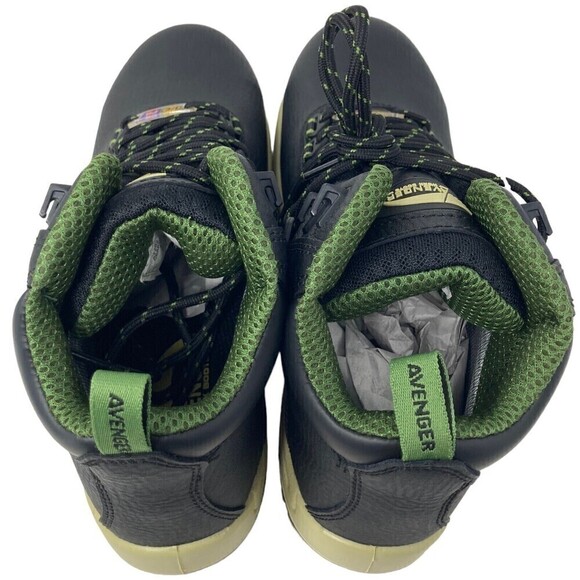 Avenger Breaker Safety Toe Work Boots Black Green Leather Men\'s 9 M NEW NIB main image 10